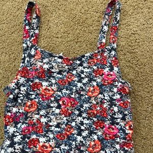Aeropostale Floral Crop Top